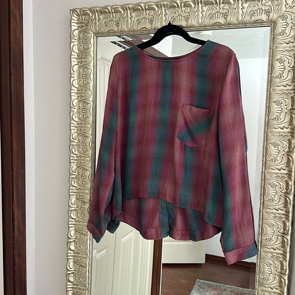 cloth & stone tie back flannel